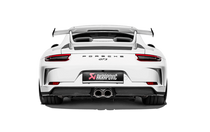 Akrapovic S-PO/TI/8-TP-E-L - 2018 Porsche 911 GT3 (991.2) Slip-On Race Line (Titanium) w/Header/Link Pipes/Tail Pipes
