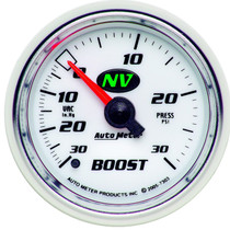 AutoMeter 7303 - NV 52mm 30 PSI Mechanical Boost Gauge