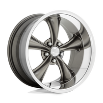 American Racing Wheels VN338189534904NUS - Vn338 Boss Tt 18X9.5 Graphite With Diamond Cut Lip
