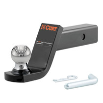 CURT 45154 - Fusion Ball Mount with 2" Ball (2" Shank, 7,500 lbs., 4" Drop)