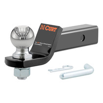CURT 45041 - Loaded Ball Mount with 2-5/16" Ball (2" Shank, 7,500 lbs., 2" Drop)