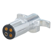 CURT 58060 - 4-Way Round Connector Plug (Trailer Side)