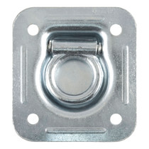CURT 83600 - 1-1/2" x 1-1/2" Recessed Tie-Down Ring (5,000 lbs, Clear Zinc)