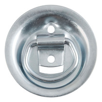 CURT 83710 - 1-1/8" x 1-5/8" Recessed Tie-Down Ring (1,000 lbs, Clear Zinc)