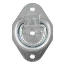 CURT 83601 - 1-3/8" x 1-7/8" Recessed Tie-Down Ring (1,200 lbs, Clear Zinc)