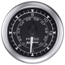 AutoMeter 8162 - Chrono 2-1/16in 15PSI Pressure Gauge