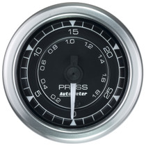 AutoMeter 8164 - Chrono 2-1/16in 30PSI Pressure Gauge