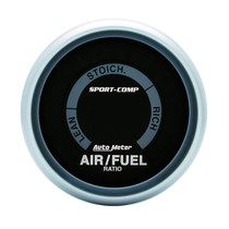 AutoMeter 3375 - Sport-Comp 52mm Electronic Air Fuel Gauge