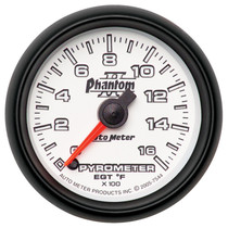 AutoMeter 7544 - Phantom II 52.4mm Full Sweep Electronic 0-1600 Def F EGT/Pyrometer Gauge