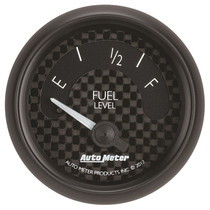 AutoMeter 8015 - GT Series 52mm Short Sweep Electronic 73-10 ohms Fuel Level (For most Ford and Chrysler)
