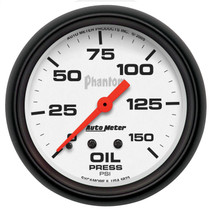 AutoMeter 5823 - Phantom 66.7mm 0-150 PSI Mechanical Oil Pressure Gauge