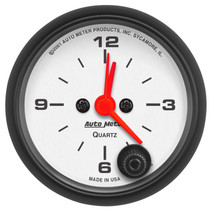 AutoMeter 5785 - Phantom 52mm 12V Electronic Clock Gauge