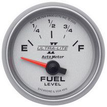 AutoMeter 4916 - Ultra-Lite II 52mm 240-33 OHMS Short Sweep Electronic Fuel Level Gauge