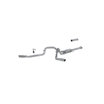 MBRP S5254AL - 2.5 Inch Cat Back Exhaust System For 15-20 Ford F-150 2.7L/3.5L EcoBoost Dual Side Exit Aluminized Steel