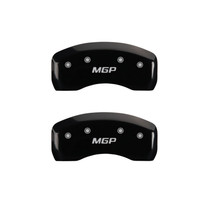 MGP 10246RMGPBK - 2 Caliper Covers Engraved Rear  Black Finish Silver Characters 2016 Ford Focus