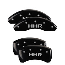 MGP 14224SHHRBK - 4 Caliper Covers Engraved Front & Rear HHR Black finish silver ch