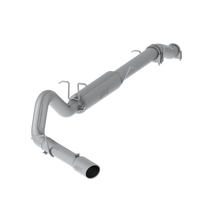 MBRP S6208409 - 4 Inch Cat Back Exhaust System Single Side Stock Cat Exit T409 Stainless Steel For 03-07 Ford F-250/350 6.0L Extended Cab/Crew Cab