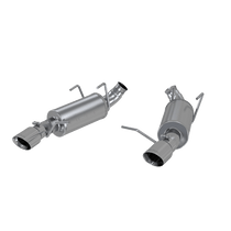 MBRP S7227AL - 3 Inch Dual Muffler Axle Back Split Rear Armor Lite Series For 11-14 Ford Mustang V6 3.6L