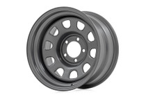 Rough Country RC51-6883G - Steel Wheel - Gray - 16x8 - 6x5.5 - 4.25 Bore - -12