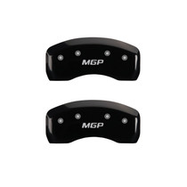 MGP 39023RMGPBK - 2 Caliper Covers Engraved Rear  Black Finish Silver Characters 2007 Acura RL