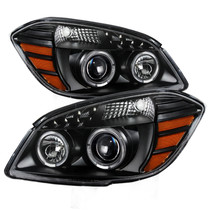 Spyder 9027765 - Xtune Chevy Cobalt 05-10 Halo Projector Headlights Black PRO-JH-CCOB05-LED-BK