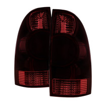 Spyder 9034275 - Xtune Toyota Tacoma 05-08 OEM Style Tail Lights Red Smoked ALT-JH-TTA05-OE-RSM