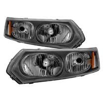 Spyder 9035685 - xTune Saturn ION Sedan only 03-07 OEM Style Headlights - Black HD-JH-SAION-4D-BK