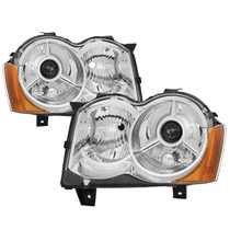 Spyder 9036125 - xTune Jeep Grand Cherokee 08-10 OEM Style Projector Headlights - Chrome PRO-JH-JGC08-AM-C