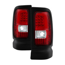 Spyder 9038891 - xTune Dodge Ram 1500 94-01 Tail Lights - Light Bar LED - Black ALT-ON-DRAM94V3-LBLED-RC