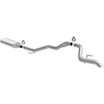 Magnaflow 19486 - 2020 Jeep Gladiator 2.5in Rock Crawler Series Single Rear Exit SS Cat-Back Exhaust w/o Tip