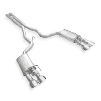 Stainless Works GT500CBHFCR - 2020 Ford GT500 Redline Catback H-Pipe Exhaust Factory Connect - Polished Tips