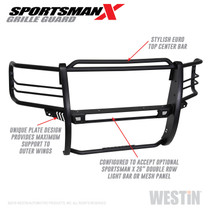 Westin 40-33875 - 16-18 Chevy Silverado 1500 Sportsman X Grille Guard - Textured Black