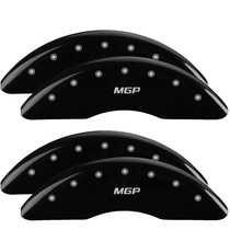 MGP 14258SMGPBK - Set of 4: Black finish, Silver