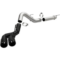 Magnaflow 19423 - CatBack 2018 Ford F-150 V6-3.0L Dual Exit Black Stainless Exhaust - MF Series
