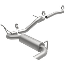 Magnaflow 15118 - 12-14 Jeep Wrangler 3.6L Single Straight Rear P/S Exit Stainless C/b Perf Exhaust-Comp