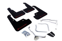 Rally Armor MF32-UR-BLK/RD - 15-21 Subaru WRX/STI (Sedan ONLY) Black UR Mud Flap w/ Red Logo