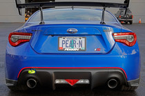 Perrin PSP-BDY-255NY - 13-20 & 2022 Subaru BRZ / 13-16 Scion FRS / 17-20 Toyota 86 Tow Hook Kit (Rear) - Neon Yellow