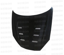 Seibon HD0708HYTB-TS - 07-08 Hyundai Tiburon (GK27) TS Carbon Fiber Hood