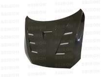 Seibon HD0809MITEVOX-TS - 08-12 Mitsubishi Evo X TS-style Carbon Fiber Hood