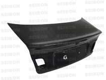 Seibon TL9904BMWE464D-C - 99-04 BMW 3 Series 4DR E46 CSL Style Carbon Fiber Trunk Lid and Hatch