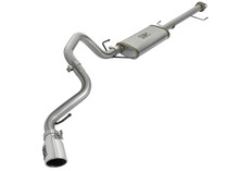 aFe Power 49-46027-P - MACH Force Xp 2.5in SS Cat-Back Single Side Exit Exhaust w/Polished Tips 07-14 Toyota FJ Cruiser