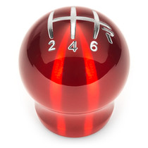 Raceseng 08231RT-08013-081103 - Contour Shift Knob (Gate 3 Engraving) M10x1.5mm Adapter - Red Translucent