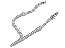 aFe Power 48-43003-YC - Twisted Steel Headers & Y-Pipe SS 04-08 Ford F-150 V8 5.4L with Cats