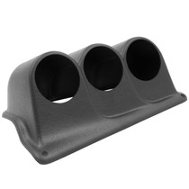 AutoMeter 15016 - 99-03 Ford Super Duty 52mm Black Triple Dash Top Pod