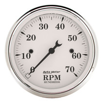 AutoMeter 1695 - 3 1/8 inch 7000rpm Old Tyme Tachometer