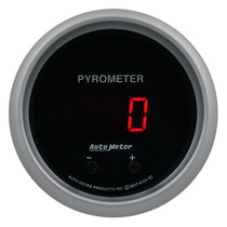 AutoMeter 6744-SC - 52.4mm Black Two Channel 0-2000 Degree Pyrometer (EGT) Sport-Comp Elite Digital Gauge