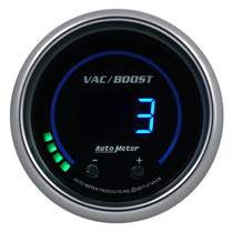 AutoMeter 6758-CB - 52.4mm Black Switchable 0-1600 PSI / 0-110 BAR Vacuum/Boost Cobalt Elite Digital Gauge