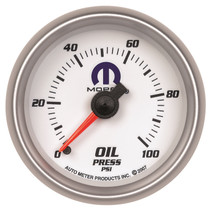 AutoMeter 880028 - Mopar 52mm 0-100 PSI Oil Pressure Gauge