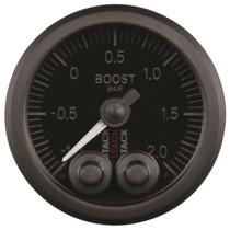 AutoMeter ST3511 - Stack 52mm -1 to +2 Bar (Incl T-Fitting) Pro-Control Boost Pressure Gauge - Black