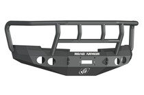 Road Armor 37702B - 08-13 Chevy 1500 Stealth Front Winch Bumper w/Titan II Guard - Tex Blk